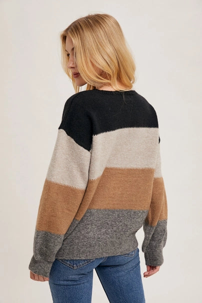 Block Pullover Sweater