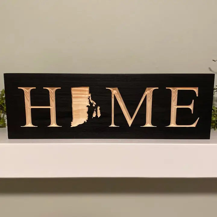 Rhode Island Home Sign (small)