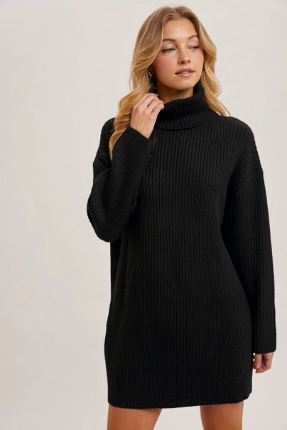 Turtleneck Sweater Dress